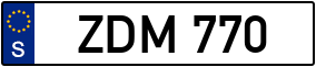 Truck License Plate